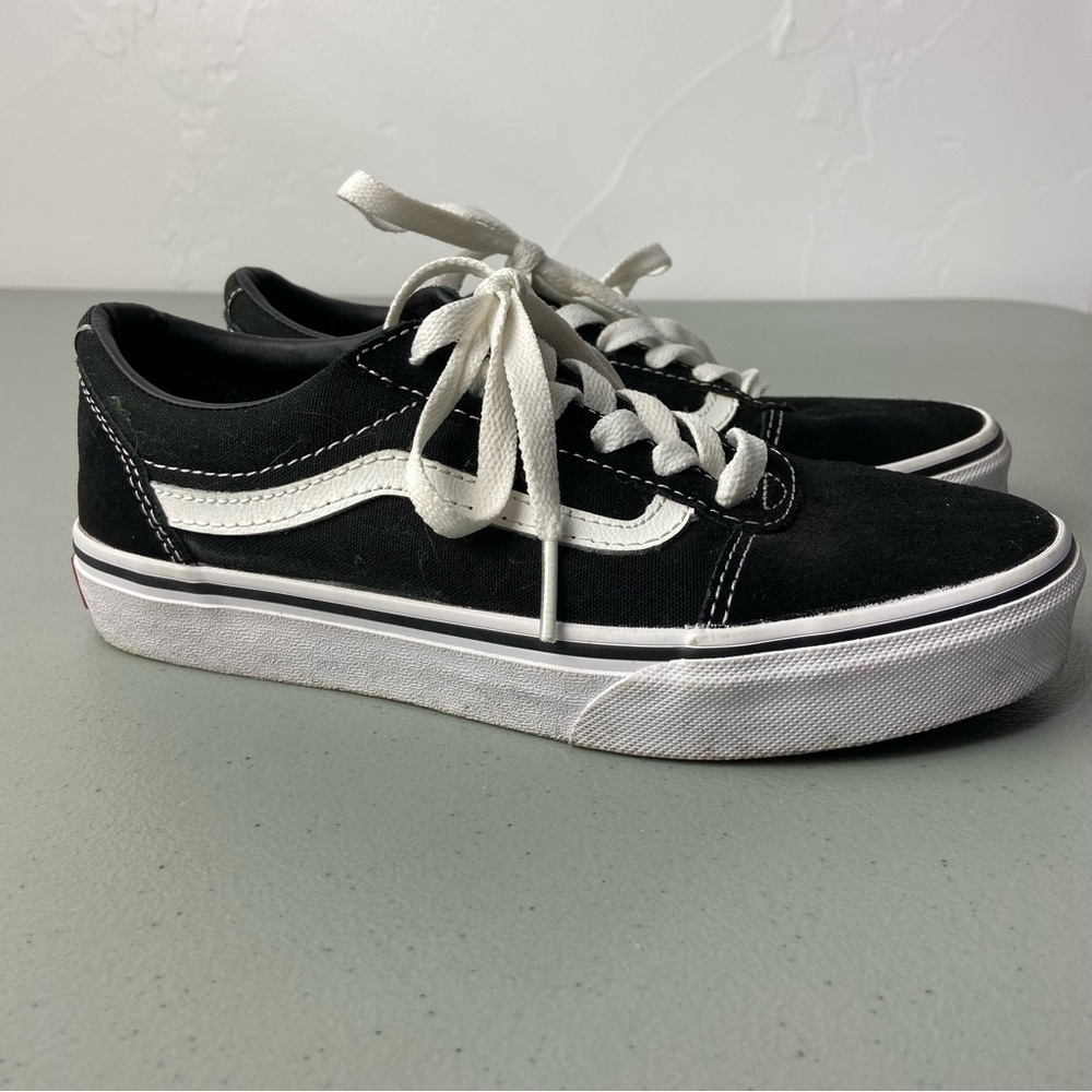 Vans Black White Old Skool Low Youth Unisex Sneakers Size 3